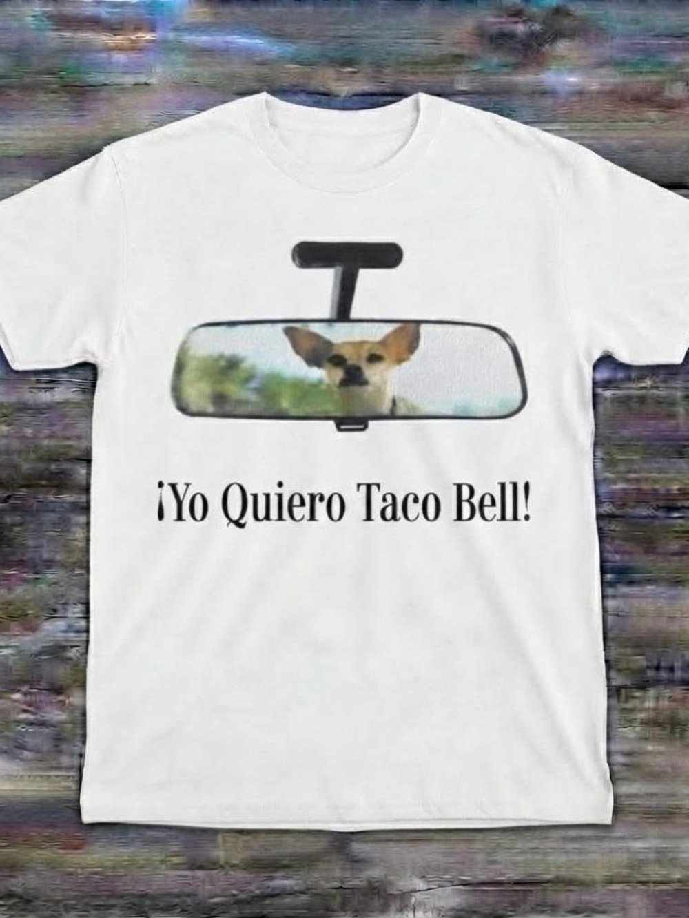 Yo Quiero Taco Bell! Men's White Graphic Tee